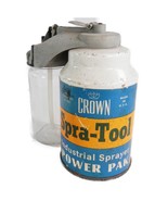 VTG 60s Crown Spra-Tool Industrial Sprayer Aerosol Painting Glass Jar Po... - $29.99