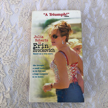 Erin Brockovich  VHS  2000 Julia Roberts Albert Finney Aaron Eckhart - £7.76 GBP