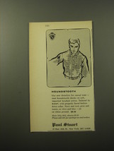 1960 Paul Stuart Gant Shirt Advertisement - Houndstooth - $14.99