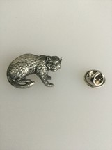 Leopard Pewter Lapel Pin Badge Handmade In UK - $7.50
