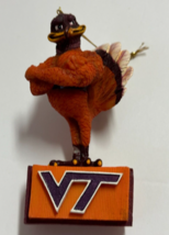 NCAA Virginia Tech Resin Mascot Bird Hanging Figurine Ornament - £15.92 GBP