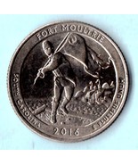  2016 D Washington Quarter - South Carolina - Fort Moultrie - About AU55 - $1.25