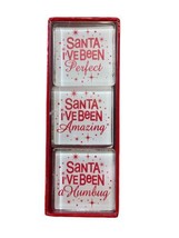 Fun Santa I&#39;ve Been Naughty Red and White Christmas Assorted Magnets Whi... - $7.66