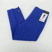 Rafaella Womens Dazzling Blue Comfort Capri Pants Size 10 NWT $58 - £11.73 GBP