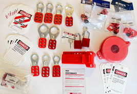 SAFETY Bundle Lot , 60 Do Not Operate Tags, 11 Hasps, Breaker Lockout, L... - £117.71 GBP