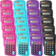 12 Pack Pocket Size Mini Calculator Basic Calculators For Students With 8 Digit - £31.91 GBP