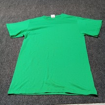 VTG Fruit of the Loom BEST T Shirt Adult Small Green Blank Plain Crew Pu... - $18.49