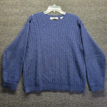 VTG BRAEMAR Raglan Sweater Scottish Lambswool Blue Crewneck Womens Sz M ... - £26.45 GBP