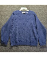 VTG BRAEMAR Raglan Sweater Scottish Lambswool Blue Crewneck Womens Sz M ... - £26.53 GBP