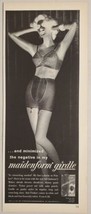 1959 Print Ad Pretty Lady in Maidenform Girdle Minimized the Negative - £12.10 GBP