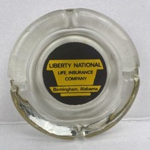 Liberty National Life Insurance Co. Vintage Glass Ashtray Birmingham, Al... - $23.38