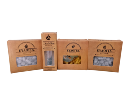 Traditional Greek Orthodox Incense Beeswax Wicks Float Charcoal Gift Set... - $24.78