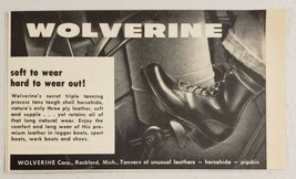 1958 Print Ad Wolverine Horsehide Boots Made in Rockford,Michigan - £7.16 GBP