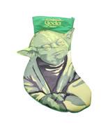 Yoda Star Wars Christmas Stocking Kurt Adler Decoration Holiday Disney 15&quot; - $13.37 CAD