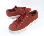 Sperry Anchor Plushwave Red Croc Lace Up Sneaker Womens Size 6.5 - $29.69