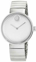 Movado 3680012 Edge Silver Dial Stainless Steel Ladies Watch - £214.65 GBP