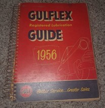 1956 Gulflex Registered Lubrication Guide, Gulf Oil Company Book - £25.74 GBP