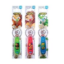 Children's Toothbrush with Flashing Timer - Pack of 3 for Boys - Wild Bu... - $22.00