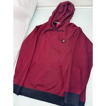 Nike AW77 Shoebox Men Hoodie Pullover Sweatshirt Maroon Sweater XXL 2XL - £19.37 GBP
