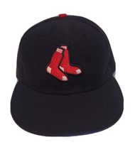 Boston Red Sox(Sox Logo)MLB Authentic New Era 59FIFTY Fitted Cap Size 7¹/⁴ - £7.56 GBP