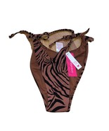 Xhilaration High Leg Scoop Waist Animal Print Size S(0-2) Bikini Bottom - $8.12