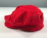 Vintage Pendleton Coppola Cabbie Cappello Bright Rosso Lana Vergine Made... - $46.39