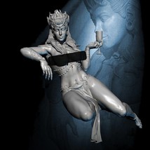 1/24 3D Print Model Kit Nudes Beautiful Girl Woman Queen Unpainted - £45.30 GBP