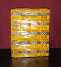Kodak CL127 351 7265 Kodacolor VR 200 Color Film / 20 Rolls /1986 SEALED... - £279.55 GBP