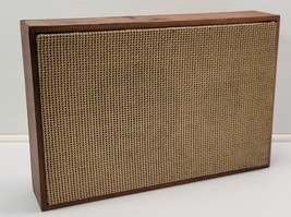 *PV) Vintage Wald Sound Walnut Wood Speaker Box 18&quot; x 12&quot; x 3-1/2&quot; - £22.31 GBP