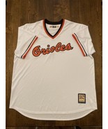 Baltimore Orioles White Majestic Cooperstown Collection Mens 2XL CoolBas... - £59.25 GBP