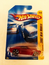 Hot Wheels 2007 #004 Dark Red &#39;69 Ford Mustang O5SP Wheels Malaysia New Models - £7.81 GBP