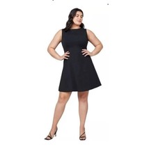 NWT Spanx 20381R The Perfect Fit &amp; Flare in Black Ponte Sleeveless Dress M - $72.62