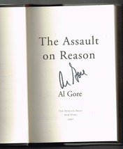 The Assault on Reason by Al Gore Signed autographed Hardback book Vice President - £189.93 GBP