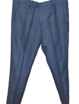H&amp;M Blue Men&#39;s Linen Cotton Dress Pants Trousers Size US 40 EU 56 - £57.96 GBP