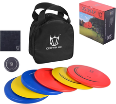 PDGA Approved Disc Golf Set with 6 Discs and Starter Disc Golf Bag – F - £46.19 GBP