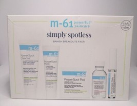 M-61 Powerful Skincare Simply Spotless Banish Breakouts Fast 5 pc lot, NIB - £68.04 GBP