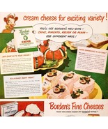 1950 Borden Dairy Fine Cream Cheese Advertisement Elsie The Cow Vintage ... - $29.99
