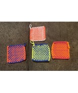 4 Handmade Potholder Woven Loom Hot Pad Trivet Pot Holders Coaster Lot 4... - $276.84 MXN