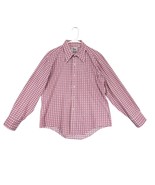 Vintage 80s Demos Men&#39;s L Button Up Shirt, Spread Pointed Collar Geometr... - $54.33 CAD