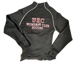 Nike Team Womens USC Trojans Soccer Jacket Full-Zip Black Size Small Pol... - $19.66