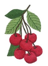 Nature Weaved in Threads, Amazing Fruits[Cherries ] [Custom and Unique] Embroide - £13.37 GBP