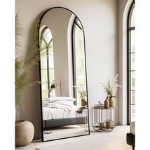 Floor Mirror, Arched Full Length Mirror With Stand, Standing Mirror, 64&quot;X21&quot; Ful - £120.03 GBP