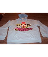 THE POWERPUFF GIRLS Cartoon Network HOODIE HOODED Sweatshirt ADULT XL NE... - $67.70 CAD