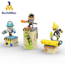 3 in 1 Splatter Warrior Team Model Building Blocks Set Compatible MOC Bricks Toy - £6.85 GBP+