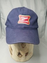 Miller High Life Baseball Hat Cap Blue Embroidered AMC Adjustable Vintage - £11.23 GBP