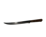 Oneida Custom Stainless Knife - 9&#39;&#39; Blade 14&#39;&#39; Overall - USA, Wooden Han... - £7.03 GBP