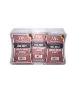 Woodwick Smoked Walnut &amp; Maple Highly Fragranced Wax Melt 3 oz - Lot of 3 - $17.99