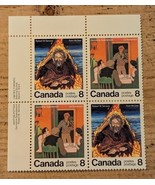 CANADA Stamp #695-696 1976 8¢ ,Canadian Authors  UL Block of 4, MNH Sam ... - $79.19 MXN