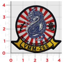 MARINE CORPS VMM-265 PACIFIC CRUISING DRAGONS HOOK &amp; LOOP EMBROIDERED PATCH - $39.99