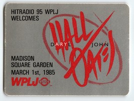 Daryl Hall John Oates MSG NYC 1986 Backstage Pass Pop Rock Tour Cloth Vi... - £17.91 GBP